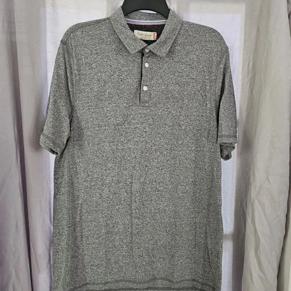 English Laundry Gray Polo Shirt Classic Style